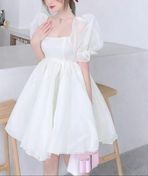 Teenage Dress, Short Frocks, Simple Frocks, Stylish Short Dresses, Korean Fashion Dress, Frocks For Girls, Fairytale Dress, Teenage Fashion Outfits, Kawaii Fashion