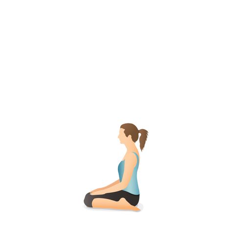 Yoga Pose: Hero | Pocket Yoga Hero Pose Yoga, Hero Pose, Yoga Illustration, Poses Yoga, Pose Yoga, Yoga Pose, Yoga Sequences, Cute Gif, Iphone Wallpapers