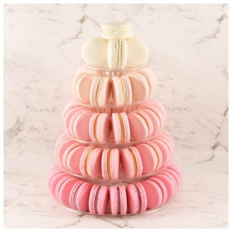 Ombre Macaron Tower, Macaron Tower, French Macaron, French Macarons, Pink Ombre, Hot Dog Buns, Sweet 16, Graduation Party, 2nd Birthday