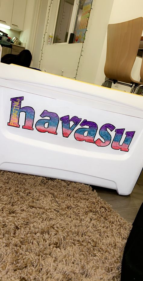 #fratcooler  #havasu Lake Havasu Frat Cooler, Frat Coolers, Lake Havasu, Coolers, Toy Chest, Storage Chest, Lake