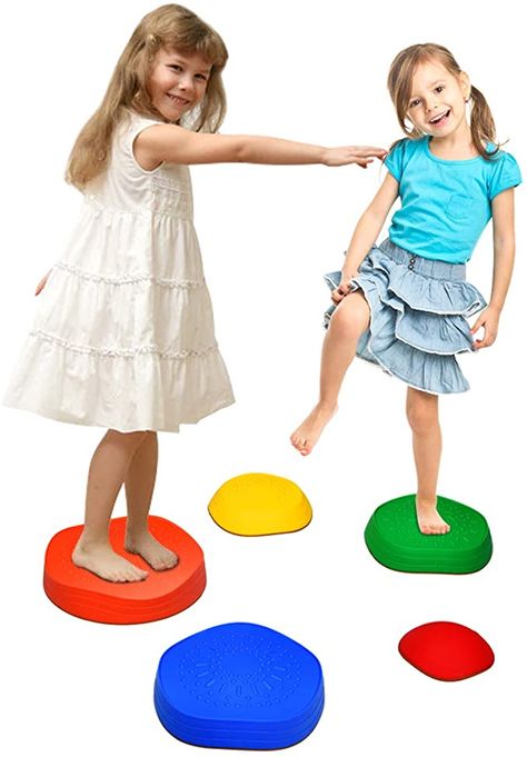 Amazon.com: Costzon Kids Balance Stepping Stones, Set of 5 Silicone Non-Slip Stackable Wave Blocks, Portable Balance Blocks for Exercise Balance & Coordination, Rainbow Crossing River Stone for Indoor, Outdoor: Sports & Outdoors Balance Stepping Stones, Stepping Stones Kids, Obstacle Course Training, Early Learning Centre, Cross River, River Stones, Obstacle Course, Stepping Stone, Teaching Aids