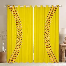 Baseball Bed, Basketball Bedding, Baseball Room, Football Bedding, Light Blocking Curtains, Nursery Patterns, Yellow Chevron, Curtains For Bedroom, Kids Curtains