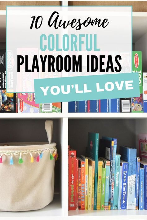 Loving these colorful playroom ideas! Grandkids Room At Grandmas Decor, Kids Room At Grandmas House, Grandkids Playroom At Grandmas, Grandkids Room At Grandmas Ideas, Playroom At Grandmas House, Grandkids Room At Grandmas, Grandkids Bedroom At Grandmas, Colorful Playroom Ideas, Grandkids Playroom