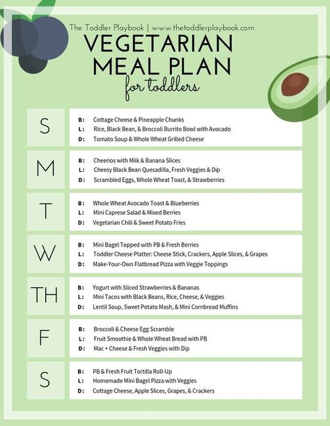 Meals For Toddlers, Vegetarian Tips, Meal Plan For Toddlers, Toddler Friendly Meals, Vegetarian Meal Plan, Yogurt Breakfast, Vegetarian Lifestyle, Buttered Noodles, Vegetarian Meal