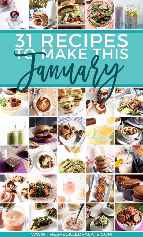 Party Food Winter, April Meals, January Food, Comfort Food Healthy, January Recipes, Monthly Meal Plan, Fruit Treats, Desserts Fruit, Easy Breakfasts