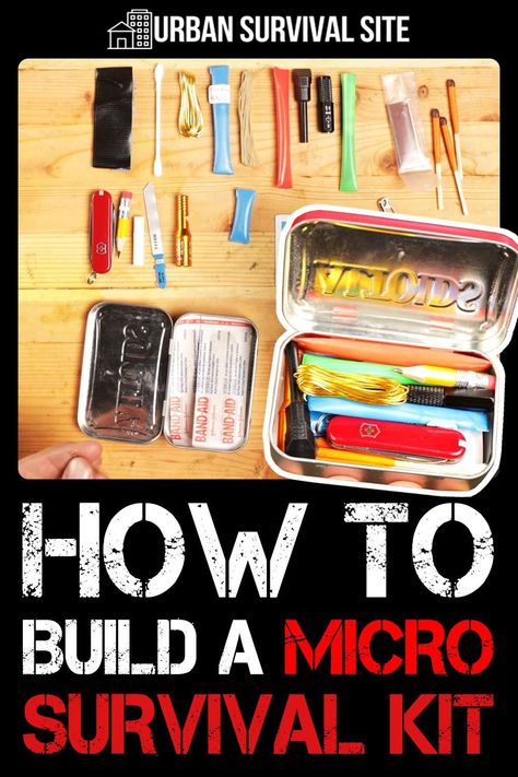 Survival Diy Projects, Diy Survival Kits, Survival Kit Diy, Altoid Survival Kit, Altoid Tin Emergency Kit, Altoids Survival Kit, Survival Kit Ideas, Altoids Box Ideas Survival Kits, Altoid Tin Survival Kit