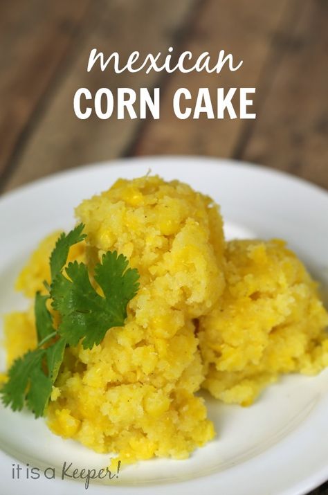 This easy Mexican Corn Cake recipe is a sweet side dish inspired by a local Mexican restaurant. Mexican Corn Cake, Easy Mexican Corn, Corn Cake Recipe, Mexican Corn Cakes, Corn Cakes Recipe, Corn Cake, Mexican Corn, Corn Cakes, Easy Mexican