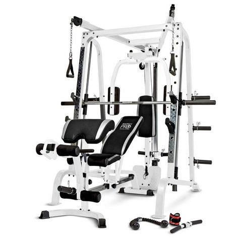 Experience versatile training with a sturdy, all-in-one cage. Elevate your workouts with adjustable features for a comprehensive fitness routine. Marcy Home Gym, Home Gym Machine, Best Full Body Workout, Full Body Training, Work Out Routines Gym, Gym Machines, Best Home Gym, Home Gym Design, Body Training