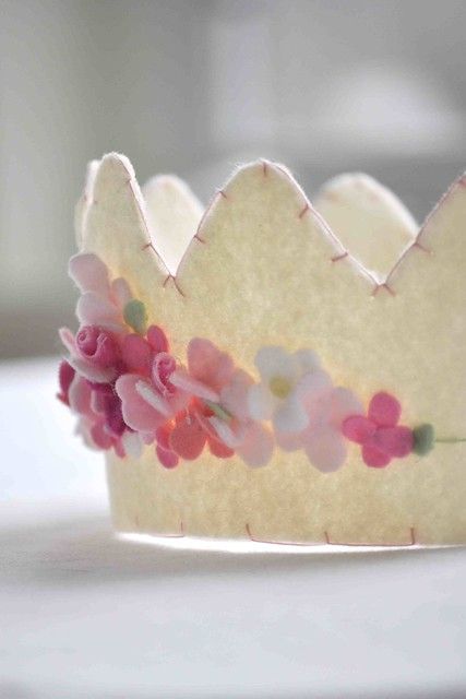 Princess Tea Party Birthday, Felt Crown, Paper Crown, Princess Tea Party, Felt Food, Tea Party Birthday, Birthday Crown, Felt Diy, Felt Flowers