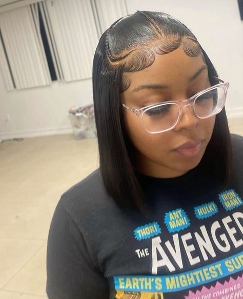 Styles With Bob Wig, Cute Bob Wig Hairstyles, Bob Hairstyles Lace Wig, Bob Hairstyles Frontal, Styles For Bob Wig, Short Bob Frontal Hairstyles, Bob Lace Front Wigs Styles, Lace Bob Hairstyles, Short Lace Front Hairstyles