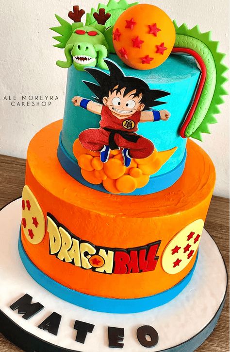 Dragonball Birthday Cake, Dragon Ball Z 1st Birthday Party, Dragon Ball First Birthday, Dragon Ball Z Cake Ideas, Dragonball Z Cake Ideas, Dragon Ball Z First Birthday, Dragon Ball Cake Birthdays, Dragon Ball Birthday Party Ideas, Dragon Ball Z Birthday Cake