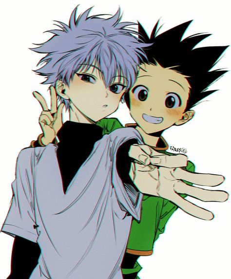 Killua And Gon, Anime Bebe, Anime Wall Prints !!, Gon Killua, Anime Hunter, Itachi Uchiha Art, Anime Friendship, 캐릭터 드로잉, Hunter Anime