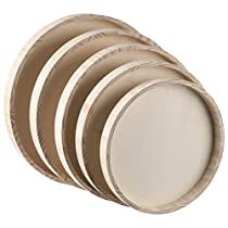 Check this out at Amazon Circle Kitchen, Round Wood Tray, Cheap Fall Decor, Wood Trays, Wooden Trays, Serving Tray Set, Breakfast Tray, Food Serving Trays, Mini Bars