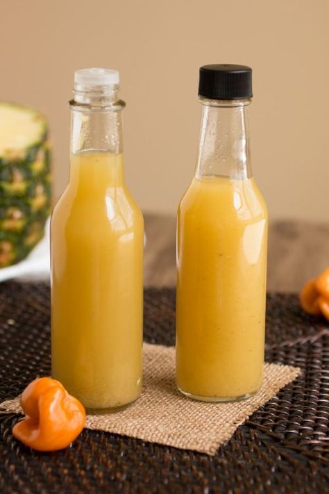 Habanero Hot Sauce Recipe, Habanero Sauce Recipe, Pineapple Habanero Sauce, Habanero Recipes, Hot Pepper Recipes, Hot Sauce Recipe, Chili Pepper Recipes, Pepper Sauce Recipe, Homemade Hot Sauce