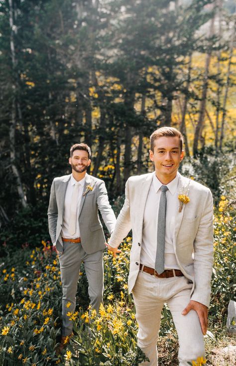 Queer Fashion Guys, Gay Wedding Photography, Gay Wedding Photos, Shooting Couple, Lgbt Wedding, Lgbt Love, Queer Fashion, Lgbtq Wedding, Gay Wedding