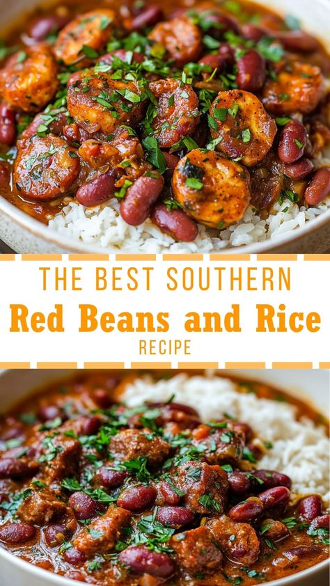 The Best Southern Red Beans and Rice Recipe Damn Delicious Red Beans And Rice, Cajun Red Beans And Rice Crockpot, 21 Day Fix Red Beans And Rice, Red Bean Rice And Sausage, Spicy Red Beans And Rice, Red Bean Rice Recipe, Authentic Cajun Red Beans And Rice Recipe, Red Beans Sausage And Rice Recipe, Louisiana Beans And Rice