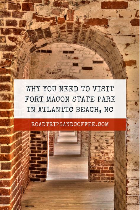 Fort Macon State Park occupies the tip of the island at Atlantic Beach - and it's the perfect place to spend a day on the beach. Learn about the things to do at this coastal state park like the self-guided tour through the Civil War-era fort and beautiful views of the area. Things To Do In Fort Walton Beach Fl, Maunsell Sea Forts, The Drover Fort Worth, Fort Mcallister State Park, Atlantic Beach Nc, Hotel Drover Fort Worth, North Carolina Travel, Atlantic Beach, Road Trip Itinerary