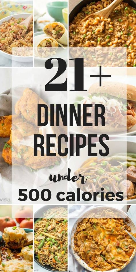 Hearty Healthy Meals, Dinner Recipes Under 500 Calories, Healthy Dinner Diet, Recipes Under 500 Calories, 600 Calorie Meals, 500 Calorie Dinners, Healthy Hearty Meals, Dinner Diet, Dinners Under 500 Calories