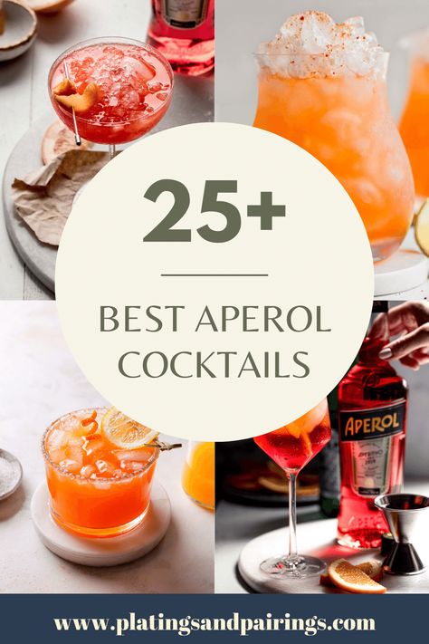 Aperitif Drinks Cocktails, Cocktail With Aperol, Aperol Spritz Cocktails, Aperol Drink Recipes, Aperol Spritz Variation, Apperal Spritz Ingredients, Drinks With Aperol, Aperol Drinks Cocktail Recipes, Cocktails With Aperol