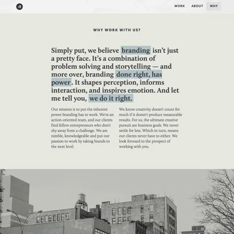 Tag Collective Text Highlight Design, Highlight Text, Branding Fonts, Inspiration Typographie, Webdesign Inspiration, Typography Layout, Modern Website, Web Inspiration, Minimal Web Design
