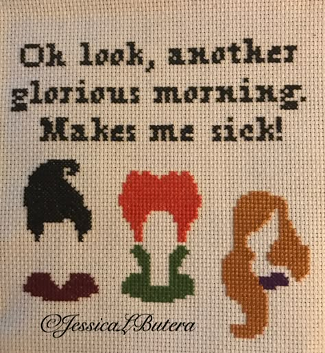 Hocus Pocus cross stitch Hocus Pocus Pixel Art, Fun Cross Stitch Patterns, Fall Cross Stitch Patterns Free, Cross Stitch Patterns Halloween, Hocus Pocus Cross Stitch Pattern Free, Hocus Pocus Alpha Pattern, Cross Stitch Patterns Disney, Hocus Pocus Cross Stitch, Hocus Pocus Cross Stitch Pattern