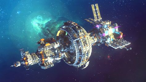 @buildersrefuge space - Twitter Search / Twitter Minecraft Space Station, Sci Fi Space Station, Minecraft Space, Minecraft Mobile, Planet Minecraft, Minecraft Steampunk, Space Map, Sci Fi Space, Research Station