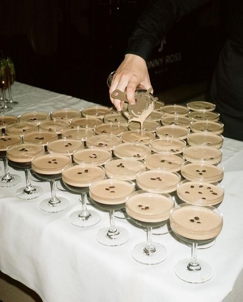 FREE Espresso Martinis at all LVR Bridal Initial Fittings booked for the month of May 🍸🤎 Grab your gals, and book your appointment now! For a limited time, we have teamed up with @blackpineappleco to offer free Espresso Martinis at your LVR initial fittings✨ BOOK NOW✨ . photo: @adamcrocker_photography Espresso Martinis Aesthetic, Espresso Martini Shots Wedding, Espresso Martini Tower Wedding, Party Time Aesthetic, Espresso Martini Bar Wedding, Cocktail Party Ideas Decorations, Espresso Martini Party, Espresso Martini Wedding, Sparkly Drinks