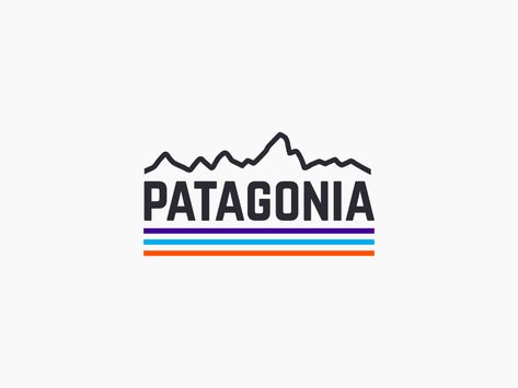 Minimal Patagonia by Josh Warren on Dribbble Pacifico Font, Travel Branding, Patagonia Brand, Outdoor Logo, Patagonia Logo, Outdoor Logos, Vans Logo, Branding Mood Board, Color Logo