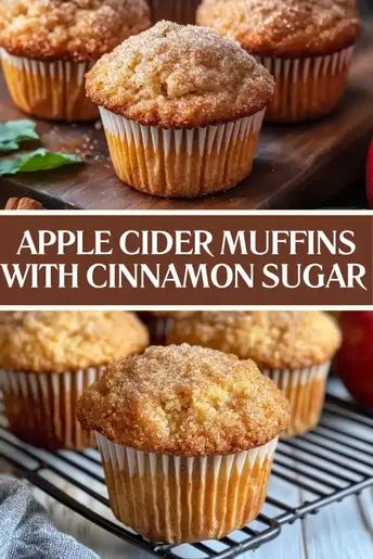 These apple cider muffins are packed with the flavors of fall! Moist, tender, and topped with a cinnamon sugar crunch, they’re the perfect snack or breakfast treat. Try this simple and delicious recipe today, and don’t forget to save it for later! Cider Muffins, Apple Cider Muffins, Muffin Recipes Cinnamon, Apple Muffin Recipes, Baked Breakfast, Shoe Patterns, Apple Cider Recipe, Pumpkin Pie Smoothie, Clean Baking