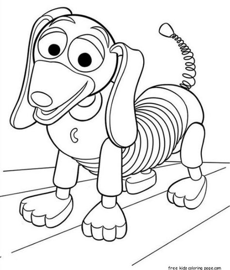 prin out slinky dog toy story coloring page for kids.printable slinky dog toy…                                                                                                                                                                                 More Toy Story Coloring Pages, Toy Story Slinky, Slinky Toy, Dibujos Toy Story, Happy Birthday Coloring Pages, Jessie Toy Story, Animation Disney, Birthday Coloring Pages, Toy Story Characters