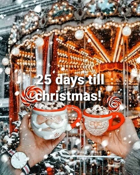 25 Days Till Christmas, Days Till Christmas, Christmas Countdown, Charm Bracelet, Christmas