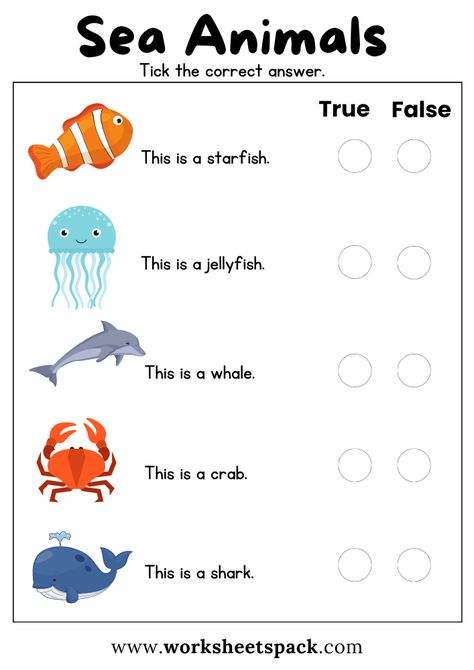 Under The Sea Worksheets For Preschool, Aquarium Worksheets For Kids, Sea Animals Activities, Sea Animals Activities For Preschool, Sea Animals Worksheets For Preschool, Under The Sea Worksheets, Water Animals Worksheets For Kids, Water Animals Worksheet, Sea Animals Worksheets For Kids