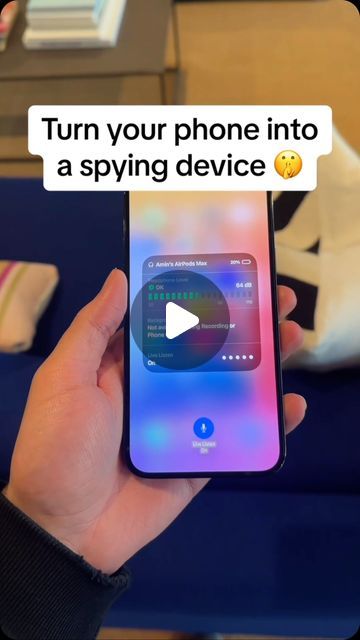 132K views · 3.9K likes | ‎Amin Shaykho • أمين‎ on Instagram: "iPhone tip to turn your phone into a spying device
😳 #iphonetips #lifetips" Spy Devices, Computer Website, Turn Your Phone, Iphone Info, Iphone Life Hacks, Security Tips, Phone Hacks, Iphone Hacks, December 19