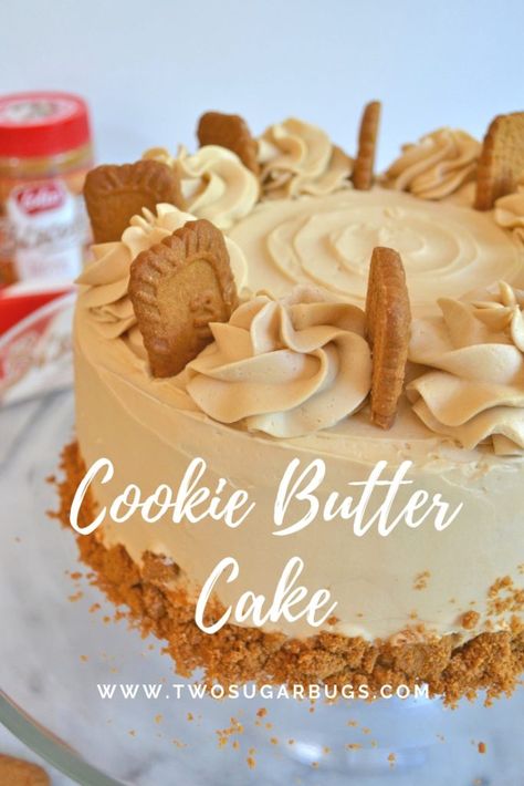 Cookie Butter Cake, Nutella Cookie, Biscoff Cookie Butter, Butter Cake Recipe, Recipe Cake, Cookie Butter, Funfetti Cake, Butter Cookie, Coconut Cake