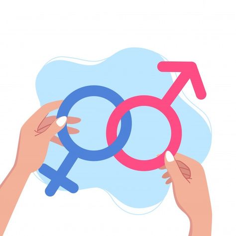 Female hands hold gender symbols. gender... | Premium Vector #Freepik #vector #hand #couple #flat #boy Gender Symbols Art, Gender Sensitization, Gender Symbols, Hand Couple, Gender Signs, Female Hands, Gender Equity, Taboo Topics, Education In India