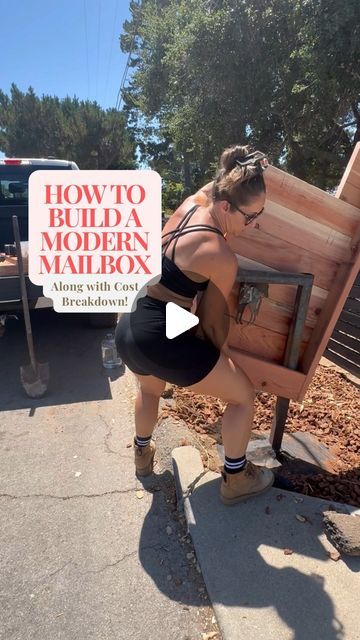 Mcm Mailbox, Modern Mailbox Diy, Mailbox Modern, 70s Style Home, Arm Workout Routine, Diy Mail, Diy Home Renovations, Diy Mailbox, Utah House