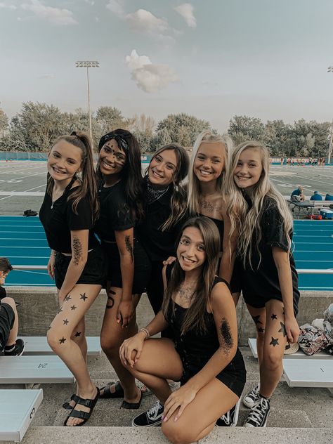 #football #blackout #theme #gameday Cute Blackout Outfits For Football Games, Black Out Ideas For Football Games, Football Blackout Theme, Blackout Theme Outfit, Blackout Gameday Outfit, Blackout Theme Outfit Football, Blackout Outfit Spirit Week, Black Out Themed Football Game, Friday Night Football Game Outfit