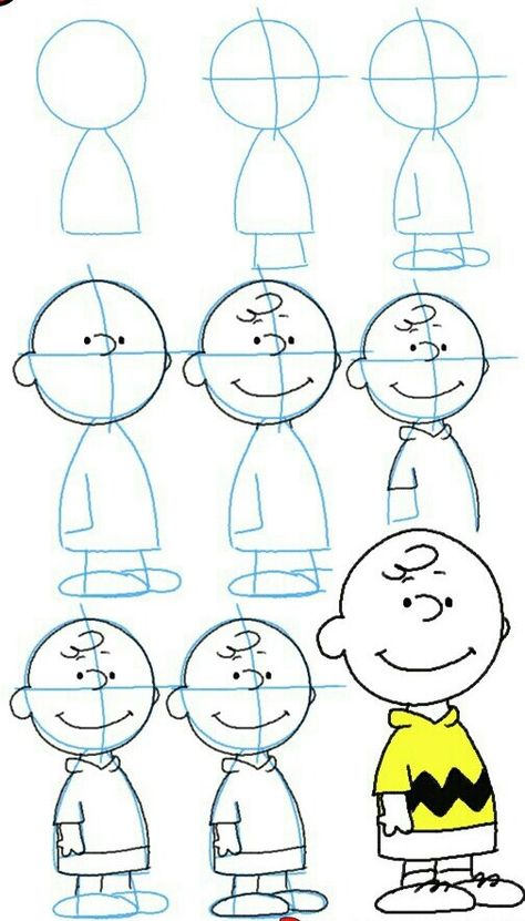 How To Draw Charlie Brown, Charlie Brown Drawing, Brown Drawing, Draw Cartoon Characters, Charly Brown, Snoopy Drawing, Draw Cartoon, Drawing Lesson, Peanuts Cartoon