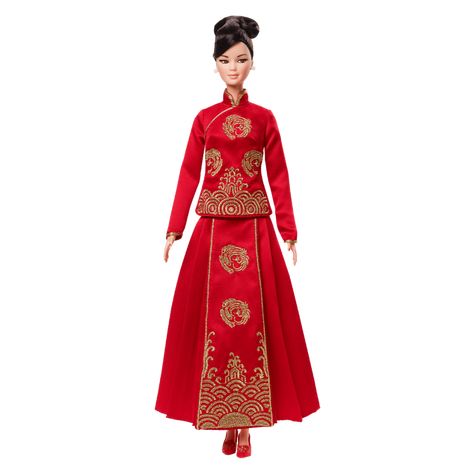 Guo Pei, Barbie Signature, Barbie Shop, Traditional Chinese Dress, Eve Outfit, New Years Eve Outfits, Barbie I, Lunar New Year, Barbie Collection