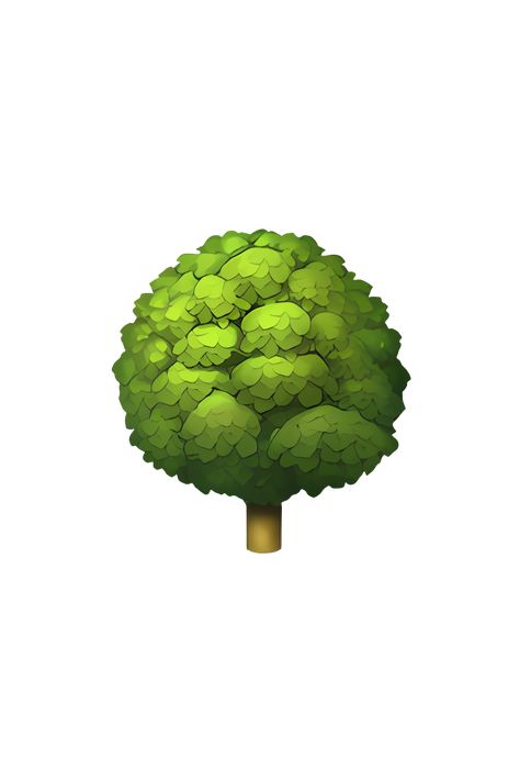 The emoji 🌳 depicts a tall tree with a brown trunk and green leaves. The leaves are shaped like small ovals and are spread out across the branches. The tree appears to be in full bloom, with no visible signs of shedding leaves. The overall appearance of the emoji is that of a healthy, vibrant deciduous tree. Tree Emoji, Apple Emoji, Green Emoji, Aesthetic Emojis, Emojis Iphone, Apple Emojis, Poison Tree, Green Bug, Emoji Png