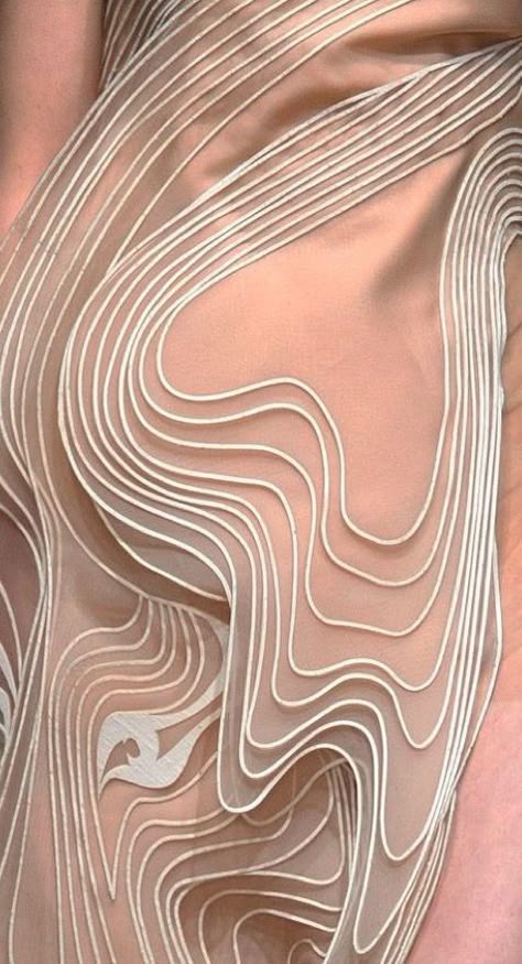 Textiles Projects, Iris Van Herpen, Fabric Textures, Textiles Fashion, Fashion Design Clothes, Textures Patterns, Couture Fashion, Textile Design, Fashion Inspo Outfits