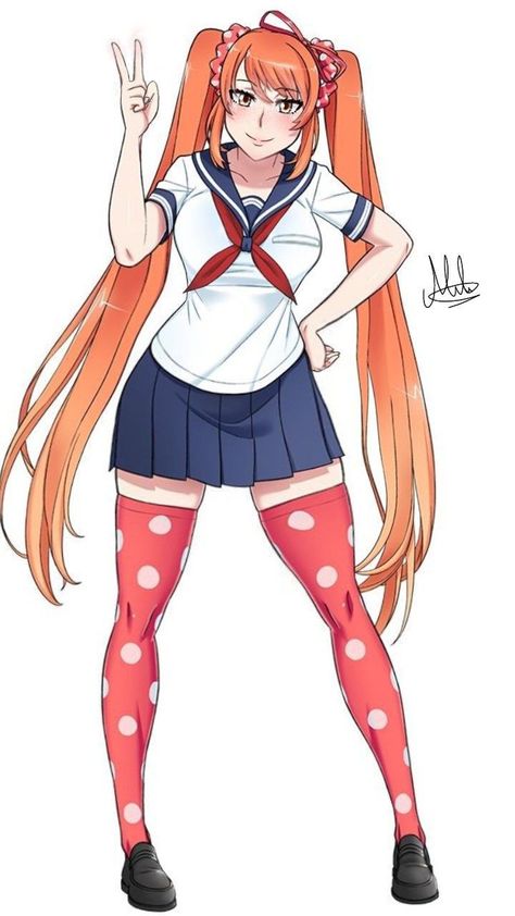 Yendere Simulator, Osana Najimi, Yandere Simulator Characters, Yandere Girl, Anime Mobile, Cartoon As Anime, Cute Galaxy Wallpaper, Fnaf Comics, Anime Inspired Outfits