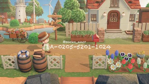 Acnh Dream Address Normcore, Acnh Simple Entrance Ideas, Dream Codes Acnh, Simple Animal Crossing Island, Animal Crossing Simple Island, Simple Animal Crossing Island Ideas, Acnh Inspiration Town, Normcore Acnh, Entrance Ideas Animal Crossing