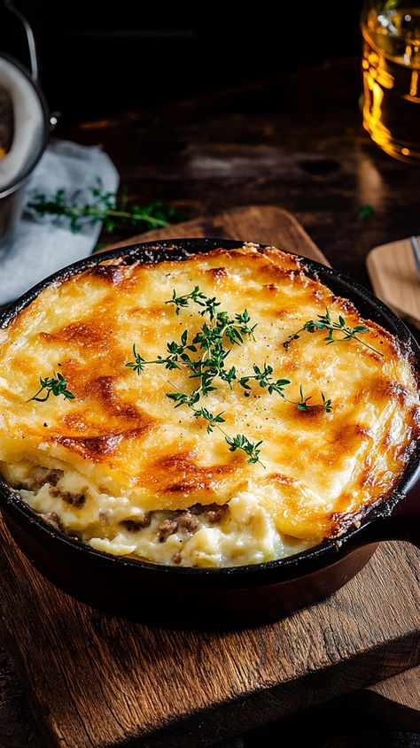 Discover the ultimate comfort food with a delicious Shepherd's Pie recipe! This hearty dish features a savory mix of seasoned ground meat and vegetables, all topped with creamy mashed potatoes and baked to golden perfection. Perfect for family dinners or meal prep, this recipe is easy to customize and sure to please even the pickiest eaters. Dive into a plate of warmth and flavor—your taste buds will thank you! Autumn Shepherds Pie, Shepards Pie Ground Beef, Thanksgiving Shepherds Pie, Pioneer Woman Shepards Pie, Shepard Pie Soup Recipes, Meat And Potato Pie, Mini Shepards Pie, Shepherds Pie Soup, Sheppards Pie Recipe