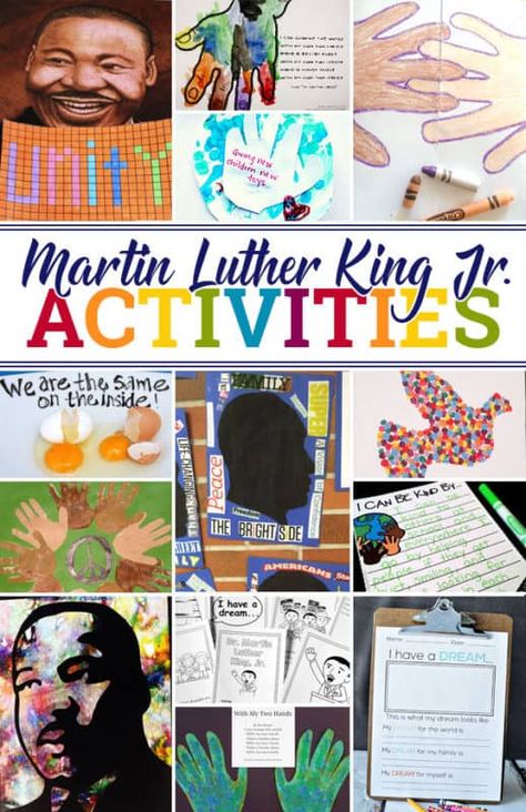 Rosa Parks For Kids, Martin Luther King Jr Crafts, Mlk Crafts, Martin Luther King Activities, Mlk Activities, Martin Luther King Jr Activities, Mlk Jr Day, 123 Homeschool 4 Me, King Craft