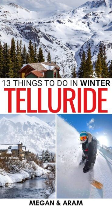 Telluride Colorado Winter, Telluride Winter, Colorado Winter, Telluride Colorado, Vacation Locations, Usa Travel Guide, Colorado Travel, Winter Vacation, Best Hikes