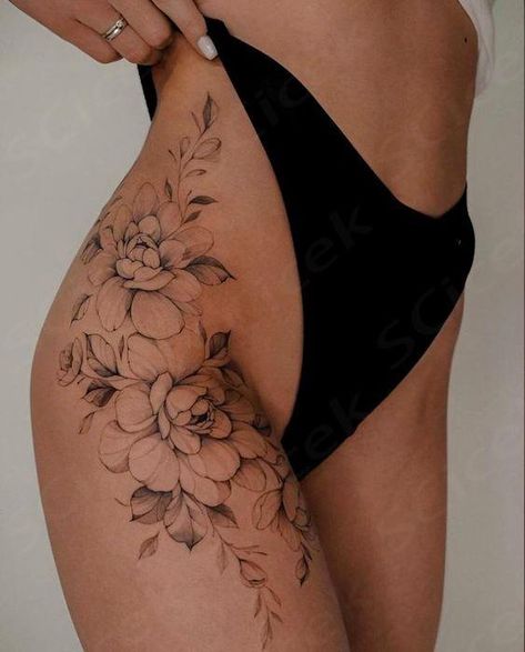 Want something that can instantly level up your sexiness? These thigh tattoos are just what you’re looking for! Click to check them out. Feminine Tattoo Thigh, Tattoo Ideas For Women Forearm, Hips Tattoo Women Side, Backbone Tattoo, Lady Justice Tattoo, Japanese Sleeve Tattoo, Lace Thigh Tattoos, Inner Thigh Tattoos, Feminine Thigh Tattoos