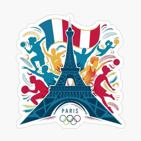 Paris Olympics 2024 Poster, 2024 Celebration, Sports Illustrations Design, Paris Olympics 2024, Art Schools, 2024 Summer Olympics, Olympics 2024, 2024 Olympics, Nature Background Images