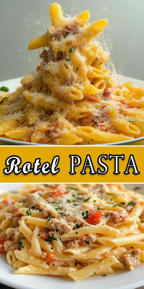 🔥 Add some heat to your dinner table with this Spicy Rotel Pasta! It’s cheesy, creamy, and oh-so-delicious. Perfect for busy days! 🍜❤️ #OnePotMeals #DinnerMadeEasy #FoodieFun Rotel Recipes Dinner Tonight, Rotel Pasta Ground Beef, Elbow Noodle Recipes, Rotel Chicken Pasta, Chicken Rotel Recipes, Fusilli Pasta Recipes, Recipes With Elbow Noodles, Rattlesnake Pasta, Rotel Pasta