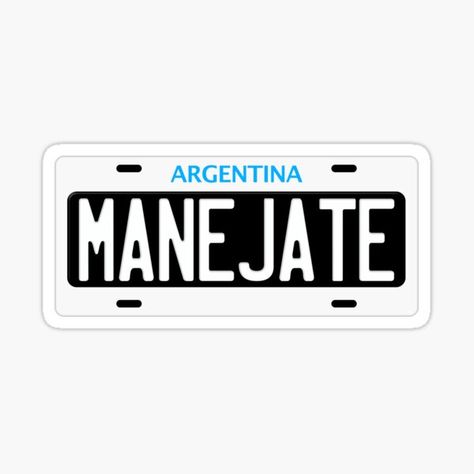 Aesthetic Stickers Random, Stickers Argentina, Stikers Aesthetic, Argentina Sticker, A4 Sticker, Licence Plate, Travel Stickers, Meme Stickers, Design Sticker